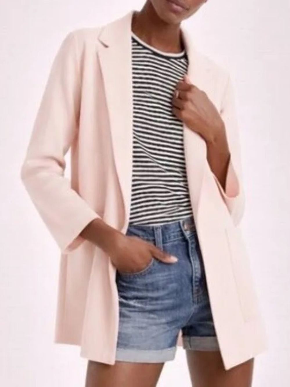 J. Crew Sophie Open-Front Sweater Blazer